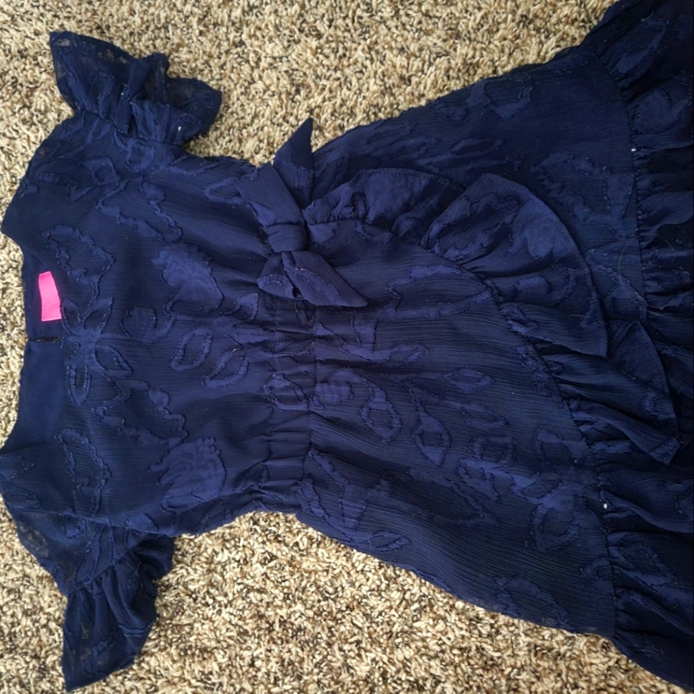 Dark blue formal children's dress